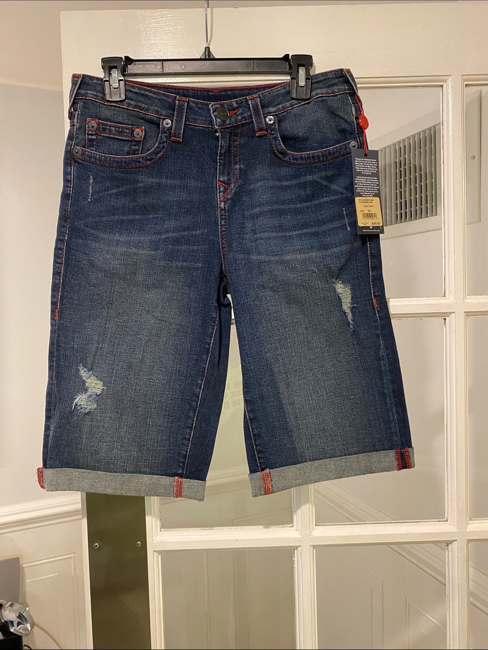 True Religion size (kids) 20 jeans shorts New With Tags